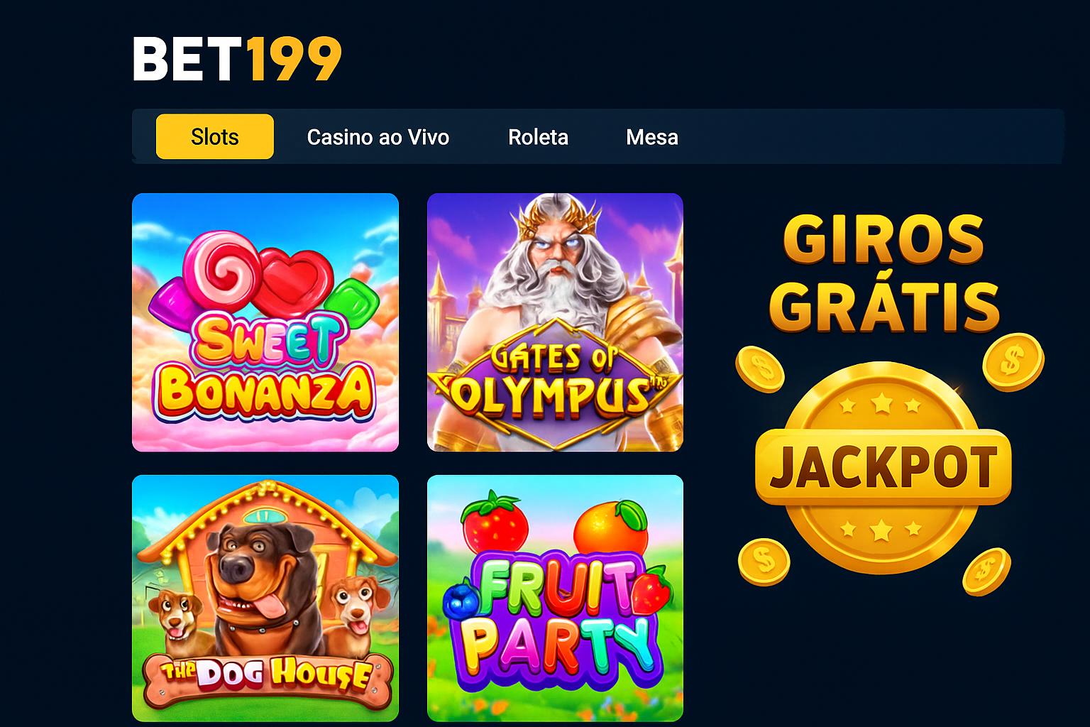 Jogos de Slot no Casino Online BET199
