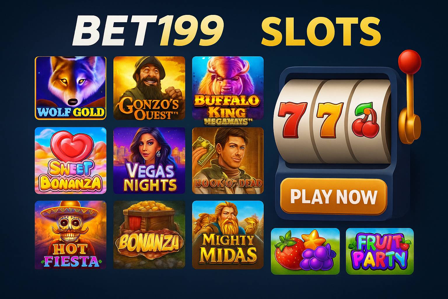 Explore o mundo das slot machines no BET199 Casino